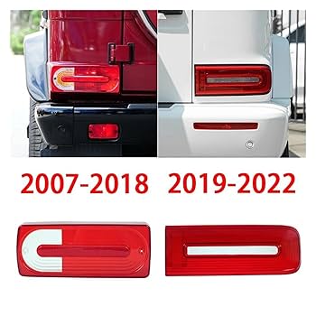 Amazon | 車の後部テールライト ベンツ G クラス W463 2007-2018